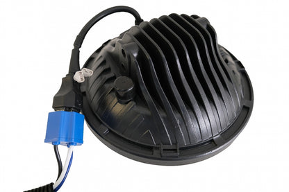 7 Inch CREE LED Headlights Amber Halo DRL for Jeep Wrangler TJ & JK (1997–2018)