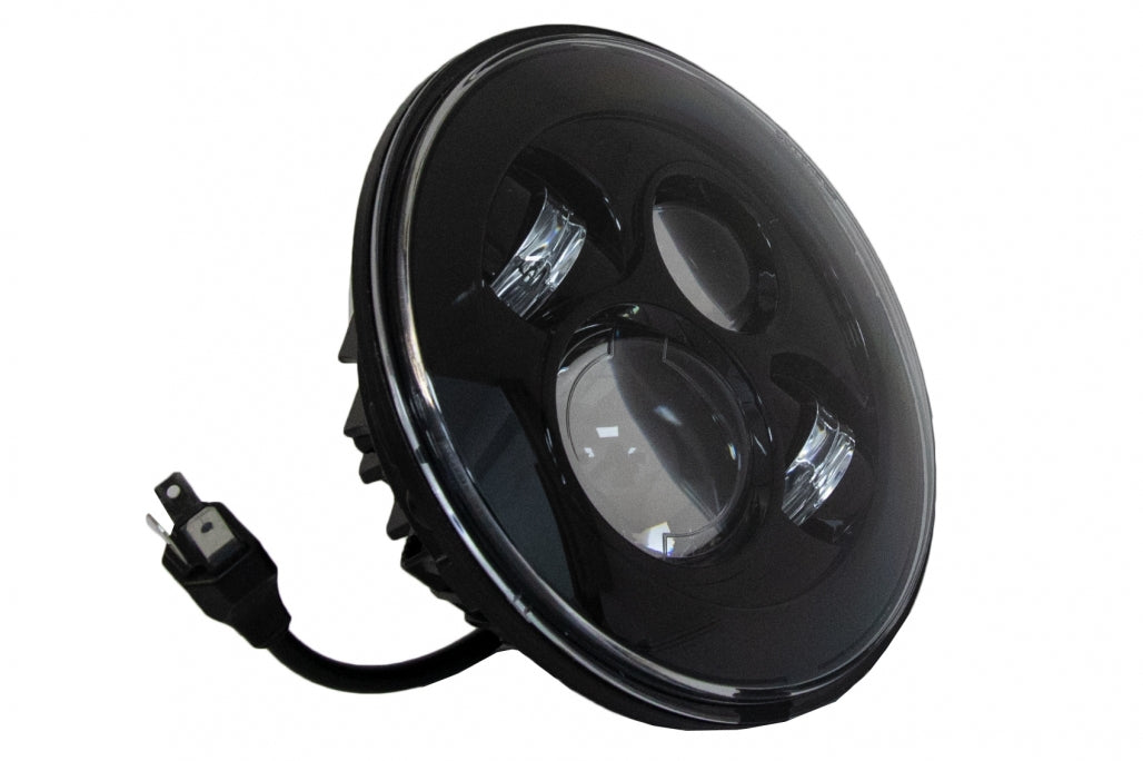 7 Inch CREE LED Headlights for Jeep Wrangler JK TJ LJ, Land Rover Defender, Mercedes W463 Black