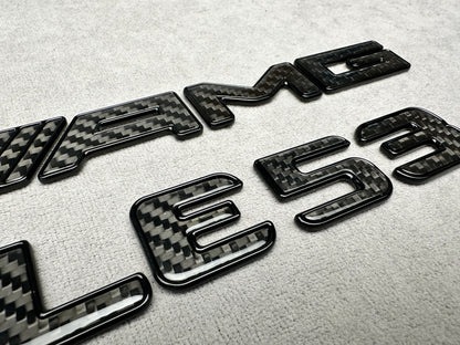 AMG GLE 53 carbon fiber trunk emblem badge for Mercedes GLE-Class, high-quality emblem, premium design
