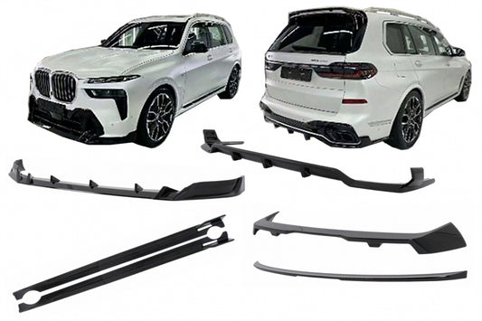 Aero Body Kit Black Knight Design Piano Black for BMW X7 G07 LCI M-Tech (2023-Up)