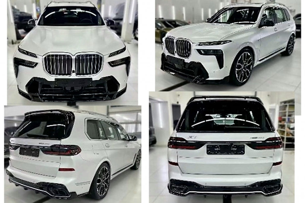 Aero Body Kit Black Knight Design Piano Black for BMW X7 G07 LCI M-Tech (2023-Up)