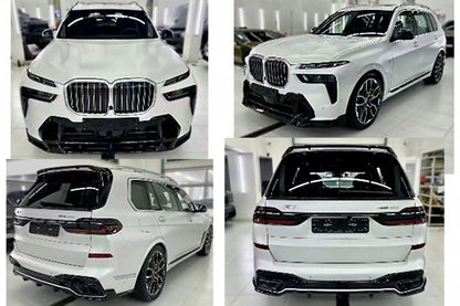 Aero Body Kit Black Knight Design Piano Black for BMW X7 G07 LCI M-Tech (2023-Up)