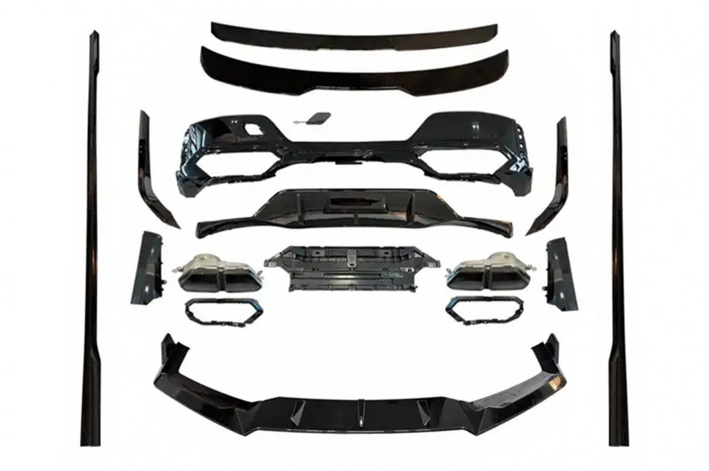 Aero Body Kit Black Knight Piano Black for BMW 7 Series G70 M-Tech (2022-Up)