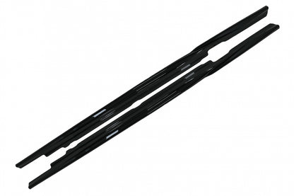Aero Body Kit Extensions Piano Black for Mercedes E-Class E63 W213 S213 (2016–2019)