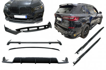 Aero Body Kit M-Tech Black Knight Carbon Fiber Look for BMW X5 G05 (2018-2022)