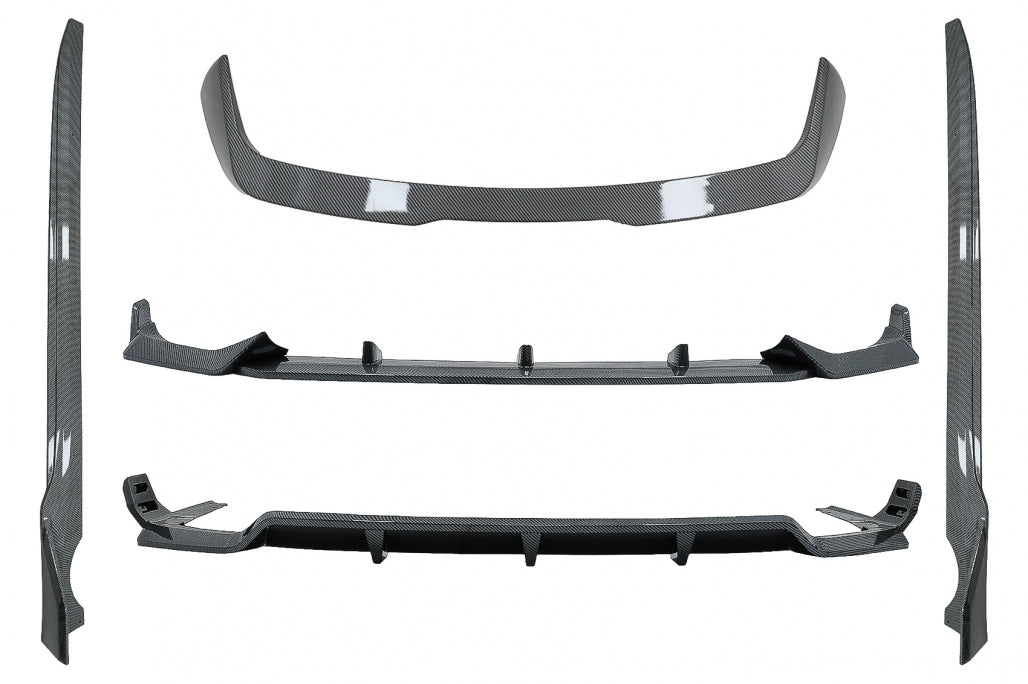 Aero Body Kit M-Tech Black Knight Design Carbon Fiber Look for BMW X7 G07 (2018-2022)