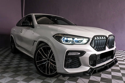 Aero Body Kit M-Tech Black Knight Design Piano Black for BMW X6 G06 (2019-03.2023)