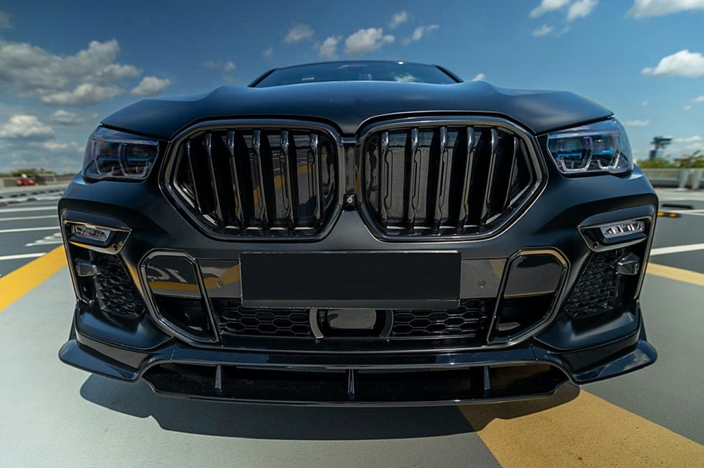 Aero Body Kit M-Tech Black Knight Design Piano Black for BMW X6 G06 (2019-03.2023)