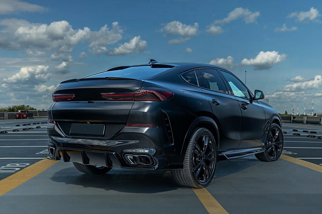 Aero Body Kit M-Tech Black Knight Design Piano Black for BMW X6 G06 (2019-03.2023)