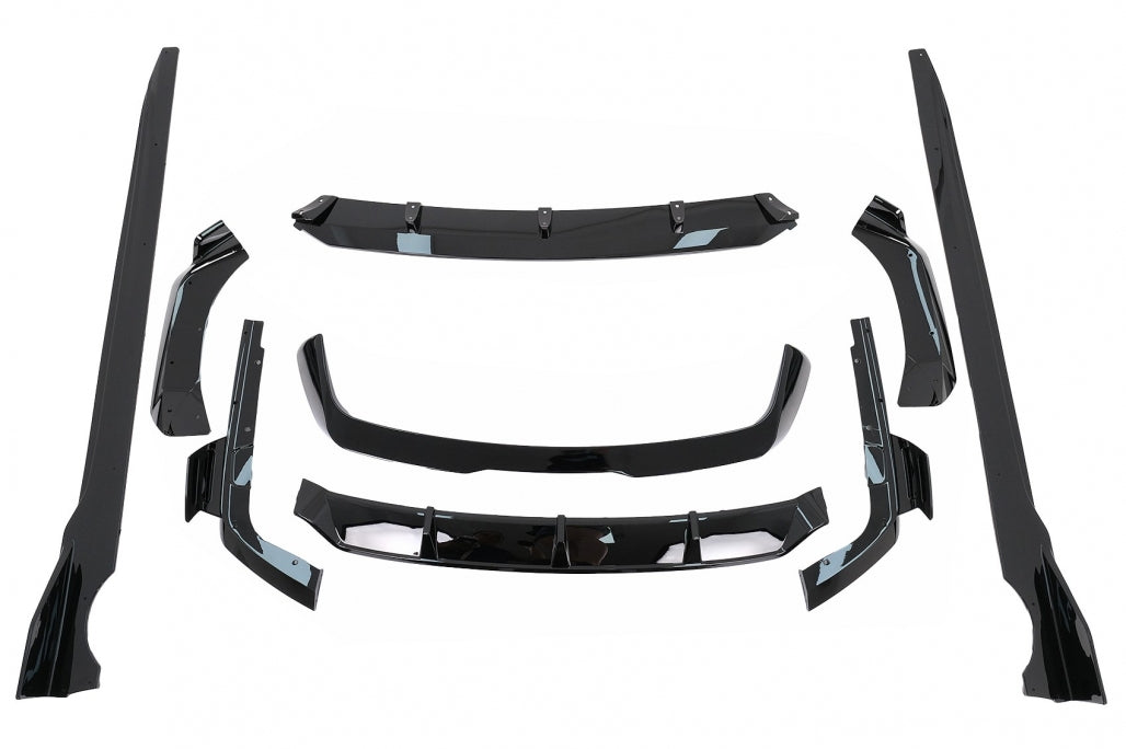 Aero Body Kit M-Tech Black Knight Design Piano Black for BMW X7 G07 (2018-2022)