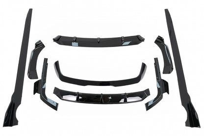 Aero Body Kit M-Tech Black Knight Design Piano Black for BMW X7 G07 (2018-2022)