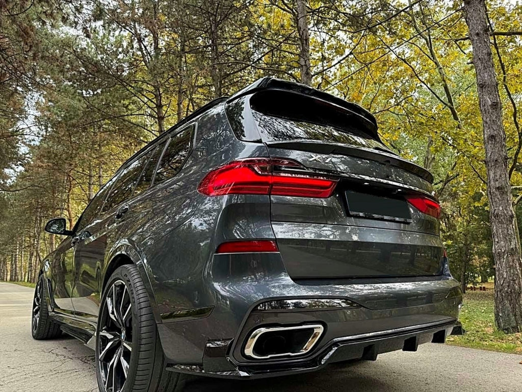 Aero Body Kit M-Tech Black Knight Design Piano Black for BMW X7 G07 (2018-2022)