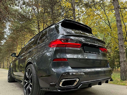 Aero Body Kit M-Tech Black Knight Design Piano Black for BMW X7 G07 (2018-2022)