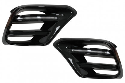Aero Body Kit Piano Black for Mercedes S-Class W223 Limousine AMG Sport Line (2020-up)