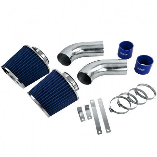 Air Intake Kit with Blue Sports Air Filter for Mercedes S-Class W220 S320 S430 (1998–2005)