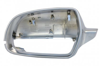 Aluminum Finish Mirror Covers for Audi A5 8T  A4 B8.5  A3 8P (Without Side Assist)