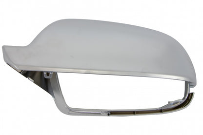 Aluminum Finish Mirror Covers for Audi A5 8T  A4 B8.5  A3 8P (Without Side Assist)