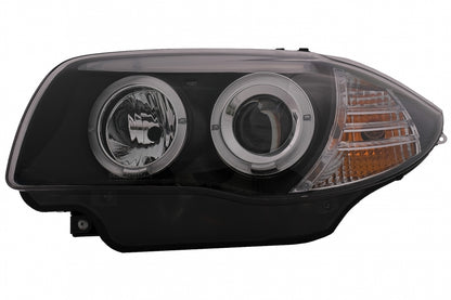 Angel Eyes Headlights Black for BMW 1 Series E81 E82 E87 E88 (2004–2011)