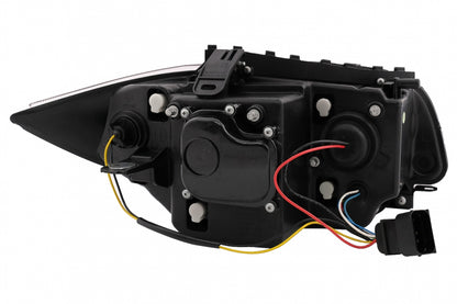 Angel Eyes Headlights Black for BMW 1 Series E81 E82 E87 E88 (2004–2011)
