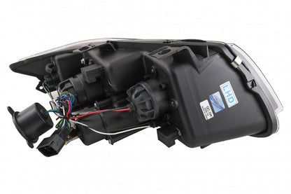 Angel Eyes Headlights Black for BMW 3 Series E90 E91 LHD (2005–2008)