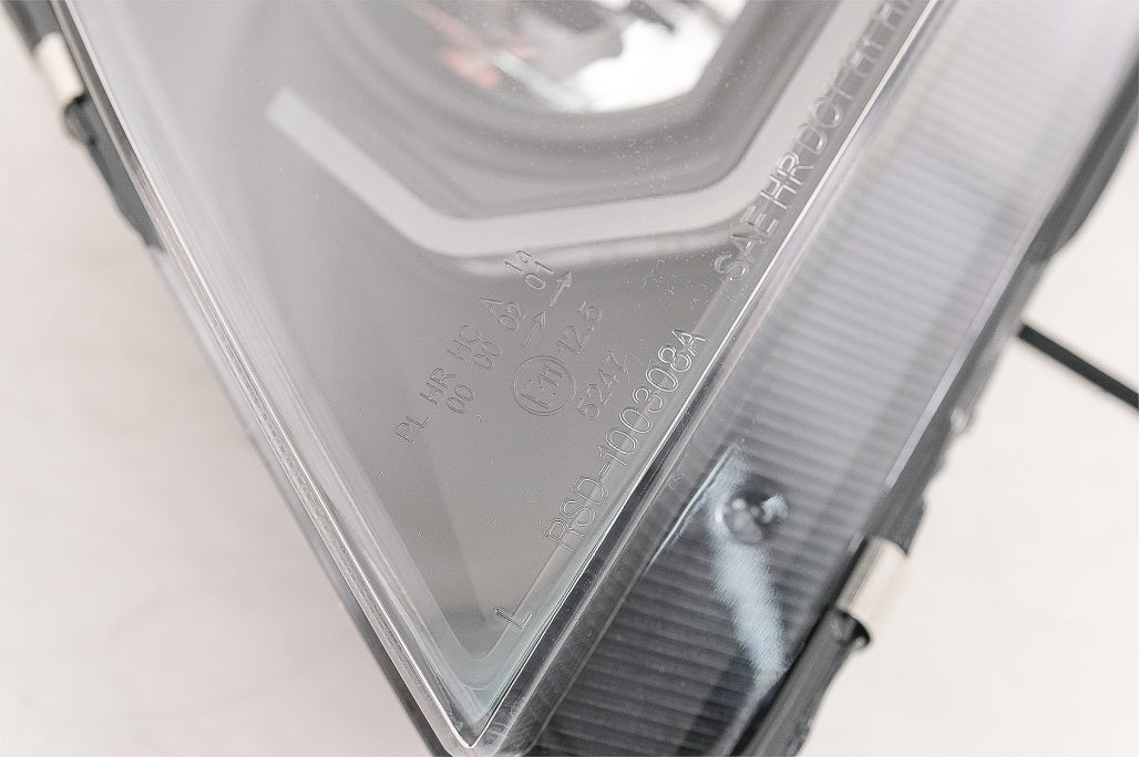 Angel Eyes Headlights Black for BMW 3 Series E90 E91 LHD (2005–2008)