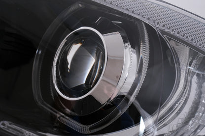 Angel Eyes Headlights Black for BMW 3 Series E90 E91 (2005–2011)