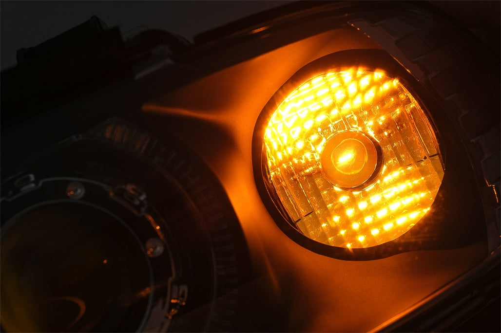 Angel Eyes Headlights Black for BMW 5 Series E39 (1995-2000)