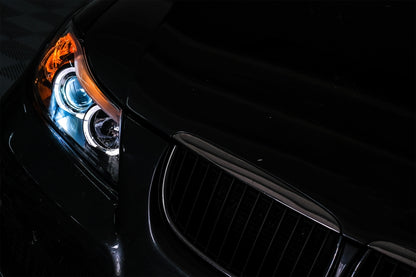 Angel Eyes Headlights for BMW 3 Series E90 E91 (2005–2008) Black