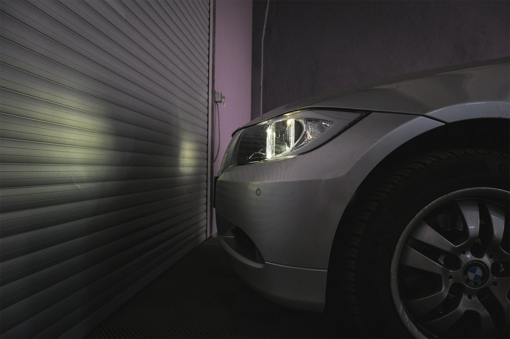 Angel Eyes Headlights for BMW 3 Series E90 E91 (2005–2011) Black