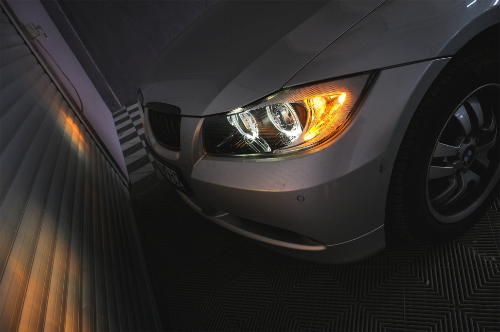 Angel Eyes Headlights for BMW 3 Series E90 E91 (2005–2011) Black