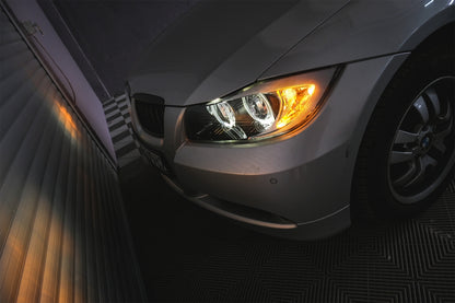Angel Eyes Headlights for BMW 3 Series E90 E91 (2005–2011) Black