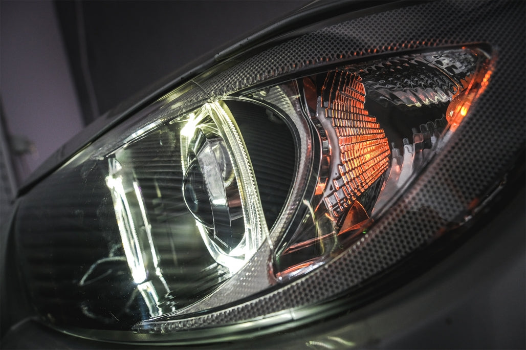Angel Eyes Headlights for BMW 3 Series E90 E91 (2005–2011) Black