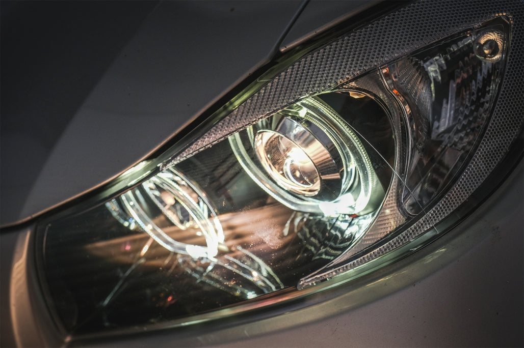 Angel Eyes Headlights for BMW 3 Series E90 E91 (2005–2011) Black