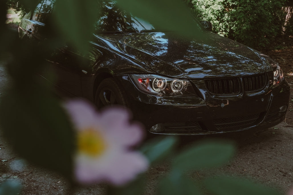 Angel Eyes Headlights for BMW 3 Series E90 E91 (2005–2011) Black