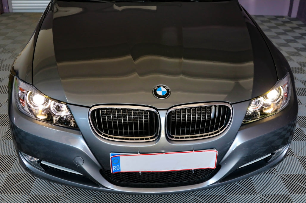 Angel Eyes Headlights for BMW 3 Series E90 E91 (2005–2011) Black