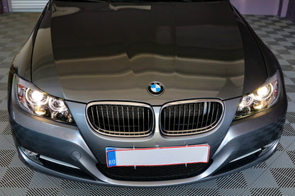 Angel Eyes Headlights for BMW 3 Series E90 E91 (2005–2011) Black