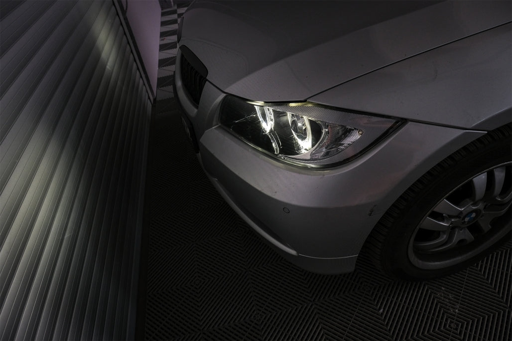 Angel Eyes Headlights for BMW 3 Series E90 E91 (2005–2011) Black