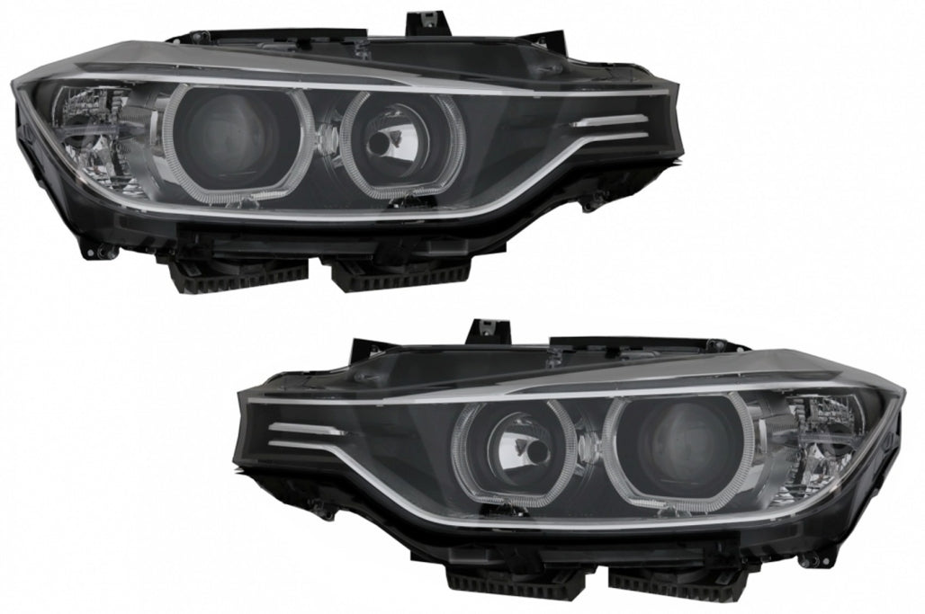 Angel Eyes Headlights with DRL Projector for BMW 3 Series F30 F31 LHD (2011–2015)