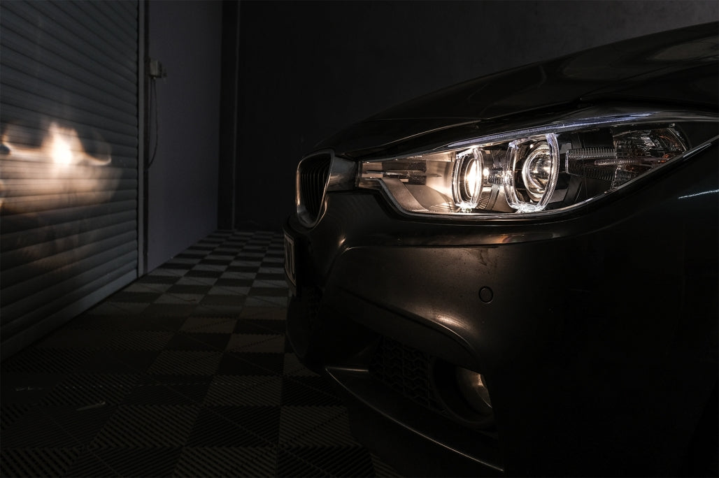 Angel Eyes Headlights with DRL Projector for BMW 3 Series F30 F31 LHD (2011–2015)