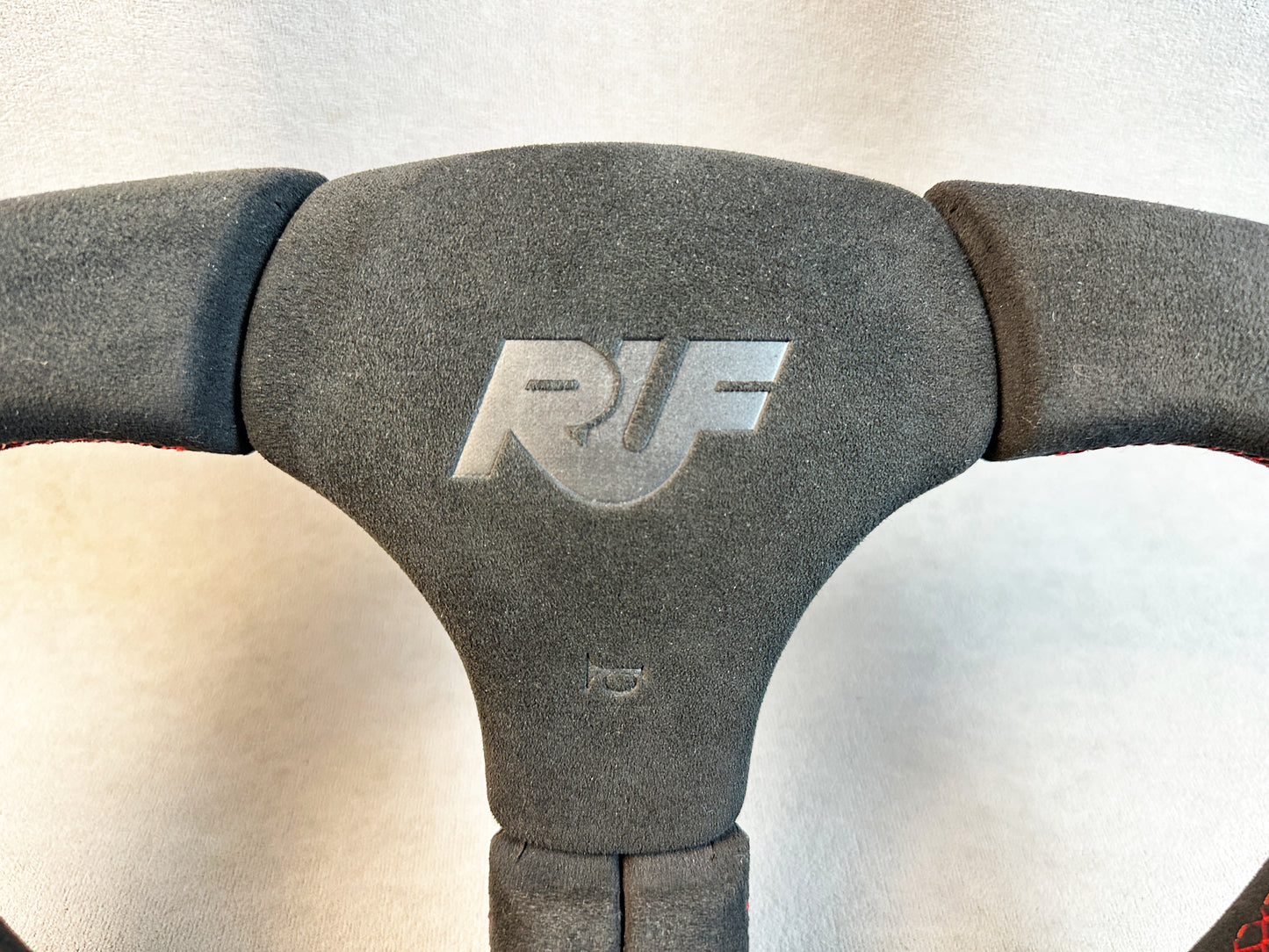 Atiwe 32 Steering Wheel for RUF Porsche 911 964 993 996 930 KBA70111 Alcantara with Grey Stitch