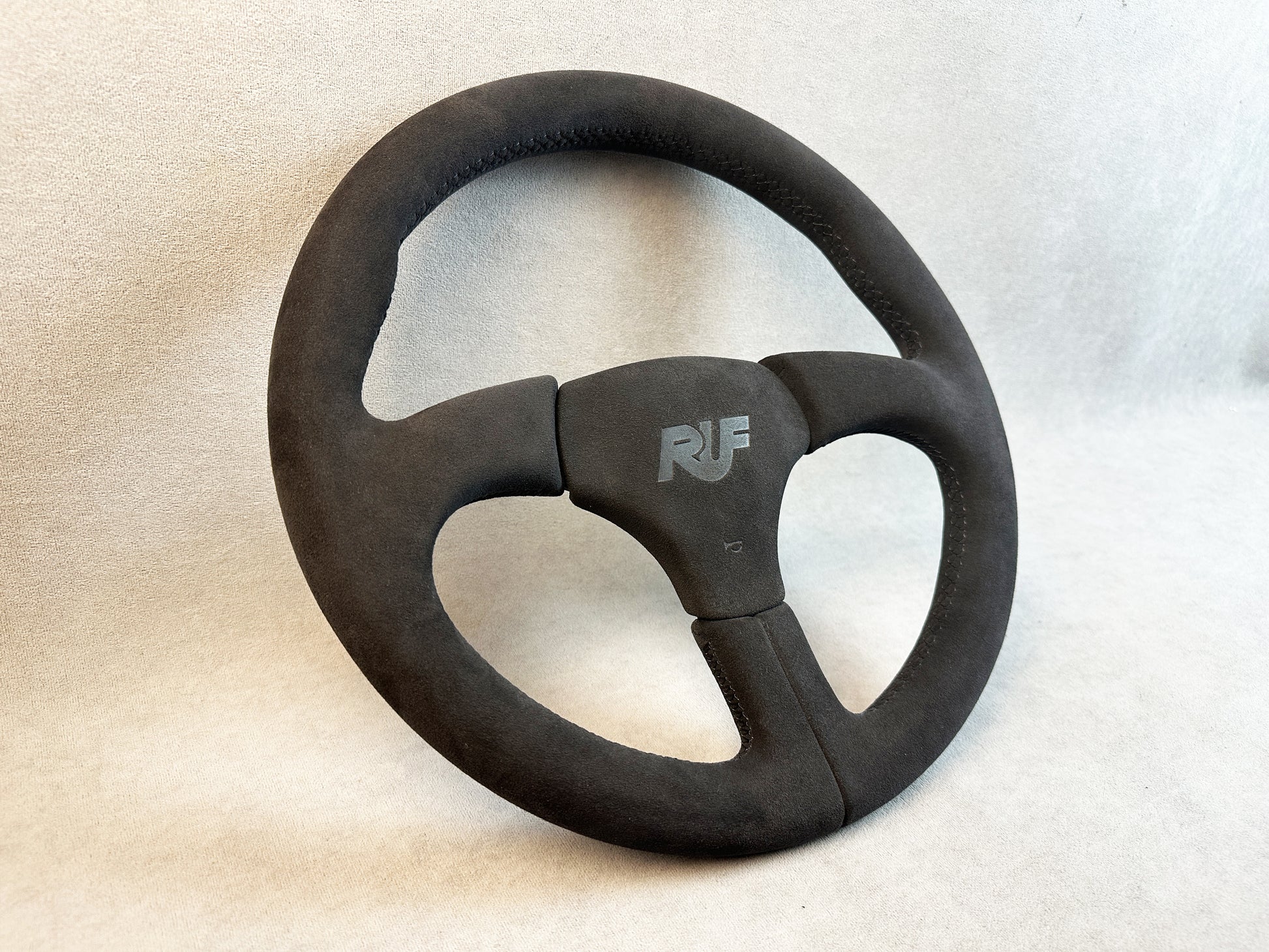 KBA70111 model steering wheel mounted on Porsche 964 dashboard