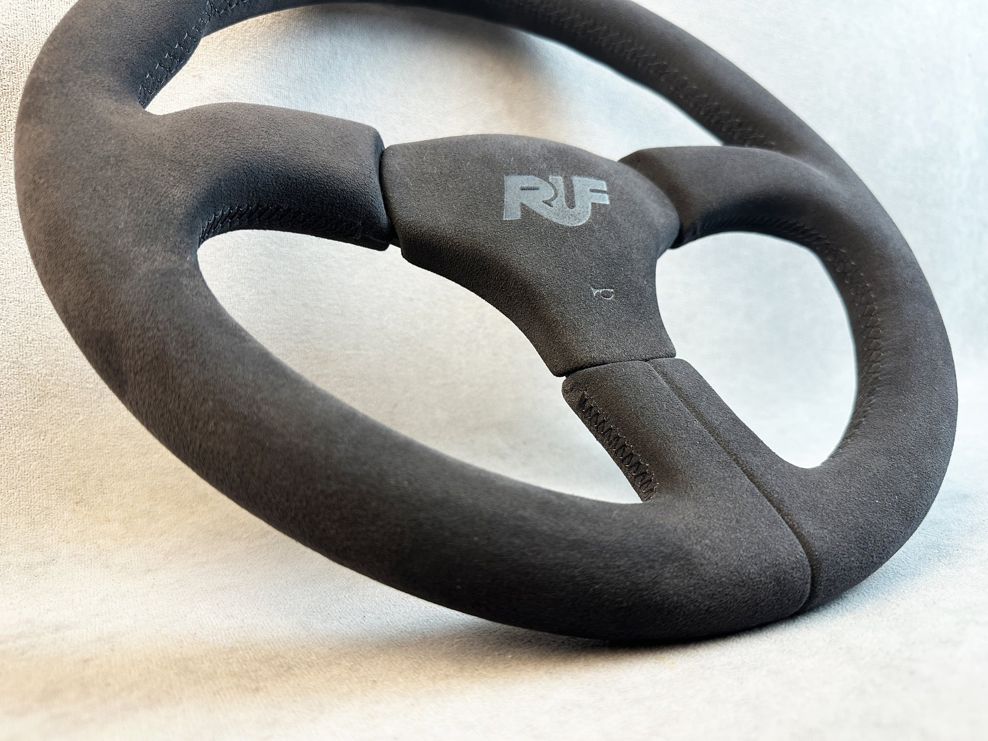 RUF 930 Turbo with vintage-style Atiwe 32 steering wheel