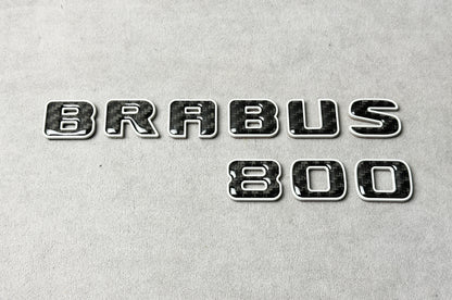 BRABUS 800 emblem with Nardo Grau metal and carbon