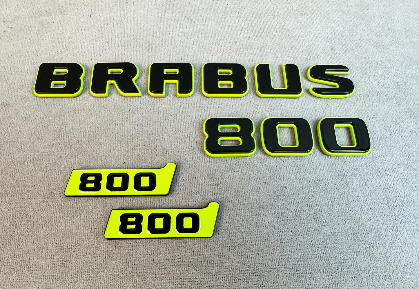 BRABUS 800 trunk emblem installed on Mercedes G-Class
