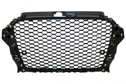 Badgeless Front Grille RS3 Style with Fog Lamp Covers for Audi A3 8V (2012–2016)