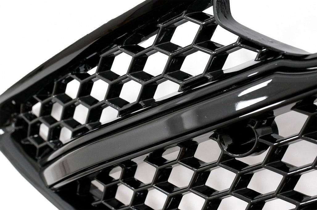 Badgeless Front Grille RS3 Style with Fog Lamp Covers for Audi A3 8V (2012–2016)