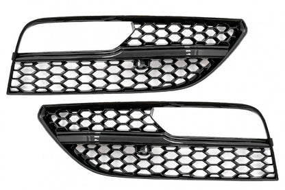 Badgeless Front Grille RS3 Style with Fog Lamp Covers for Audi A3 8V (2012–2016)
