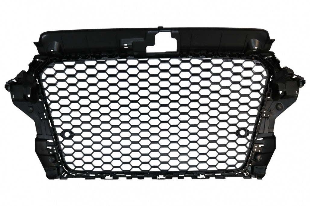 Badgeless Front Grille RS3 Style with Fog Lamp Covers for Audi A3 8V (2012–2016)