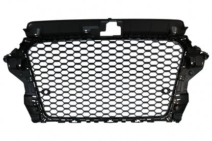 Badgeless Front Grille RS3 Style with Fog Lamp Covers for Audi A3 8V (2012–2016)