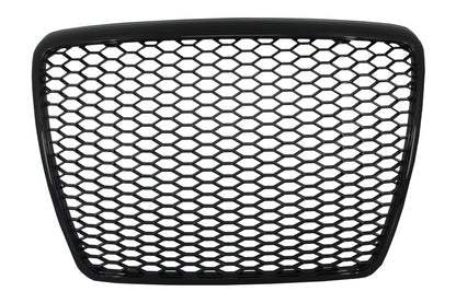 Badgeless Front Grille RS Design Black for Audi A6 C6 4F / 4F2 (2004–2011)